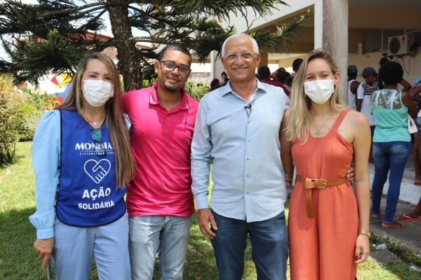 Prefeitura recebe doações de cestas básicas da Mondial Eletrodomésticos